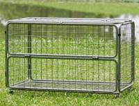 Materialwagen | Gitterwagen mit Lenkrollen (LxB) 100 x 60 cm