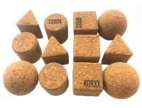 KORXX Geo Set 12 | Geometrische Korkbausteine