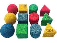 KORXX Geo Set 12 | Geometrische Korkbausteine Bunt