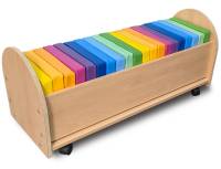 Kissenwagen Bausatz mit 20 Sitzkissen Regenbogen Light
