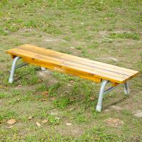 2 Outdoor-Bänke 120 cm, stapelbar