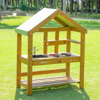 Outdoor-Spielküche mit Dach